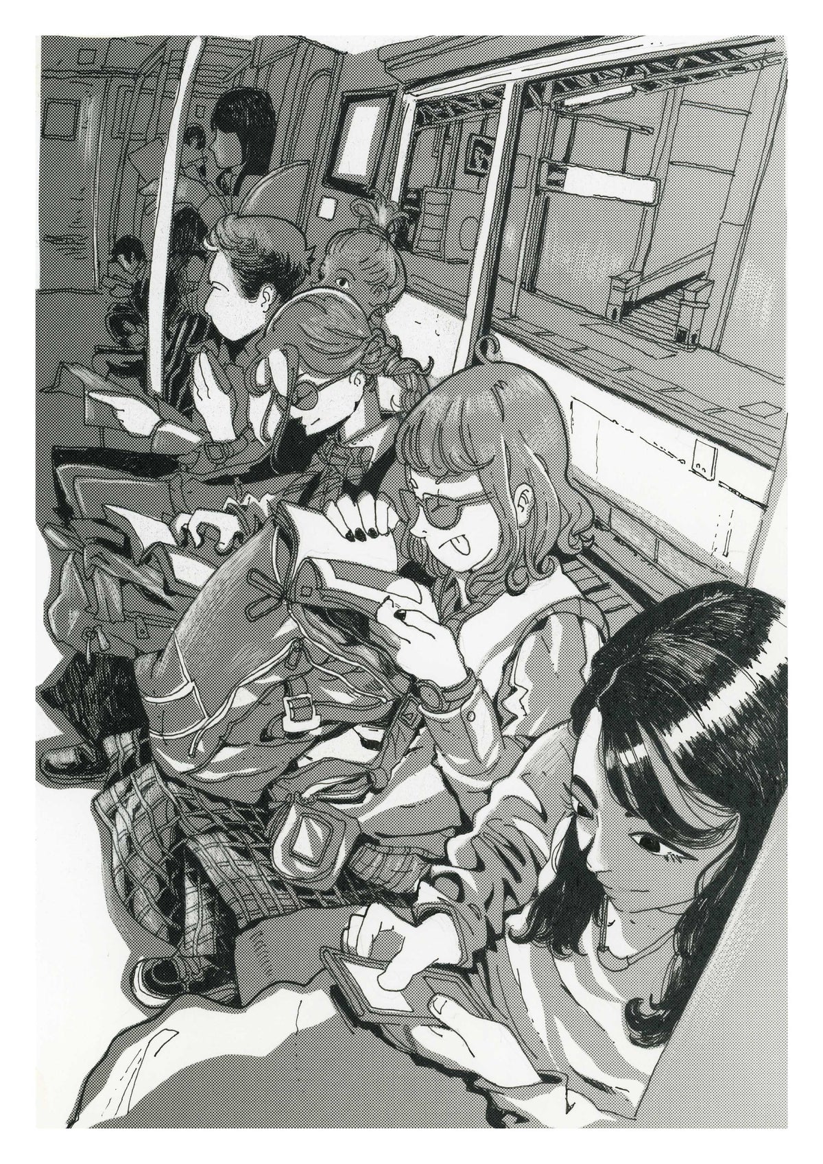 Kyoto Metro Art Print