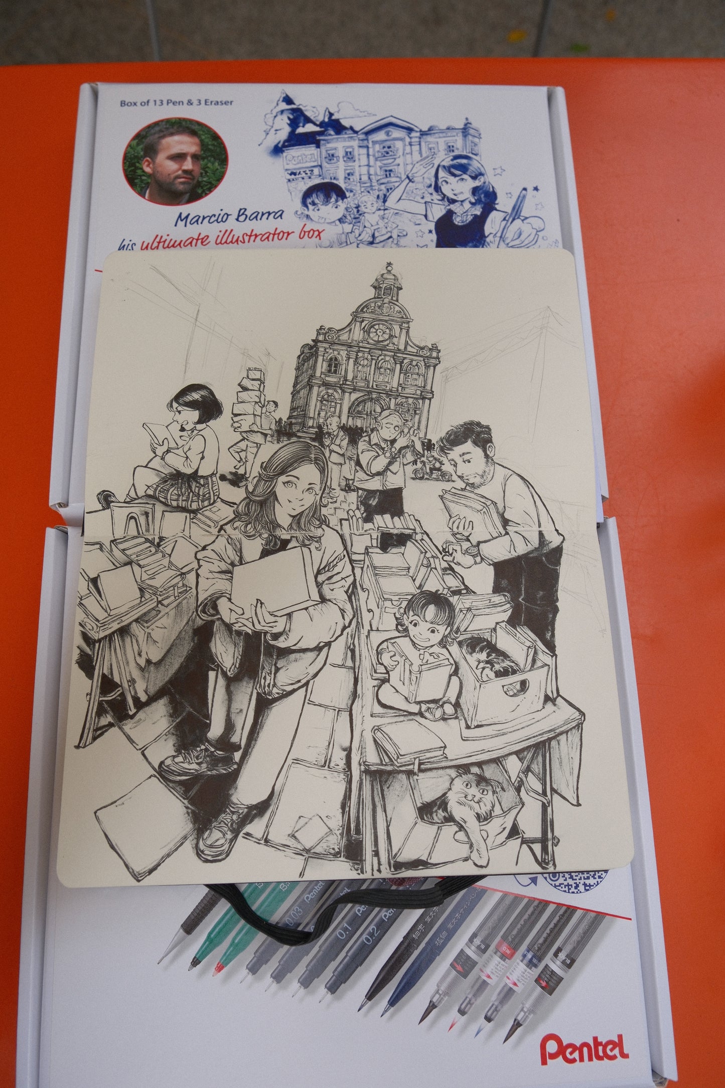 Marcio Barra x Pentel - Ultimate Illustrator box