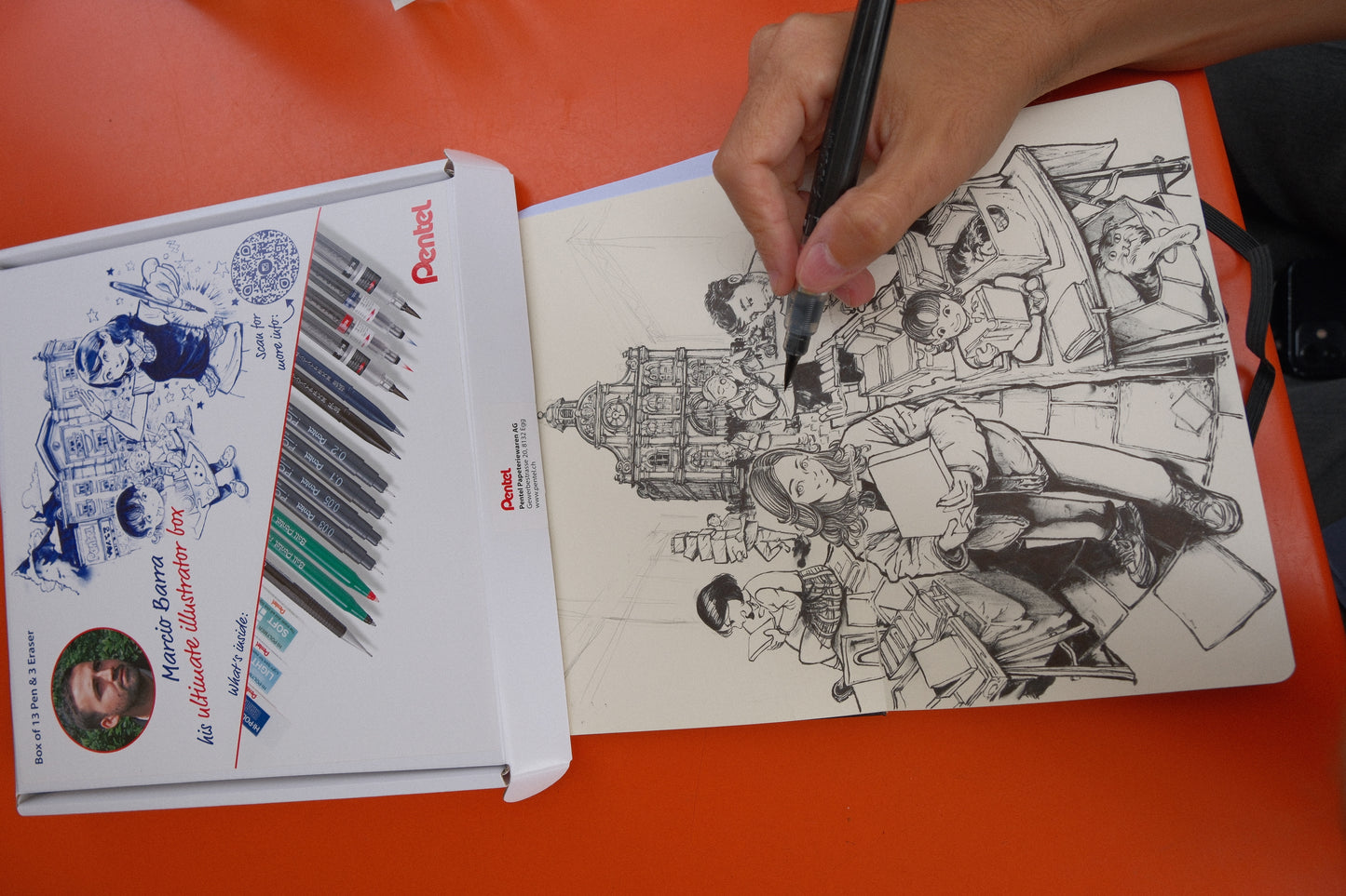 Marcio Barra x Pentel - Ultimate Illustrator box