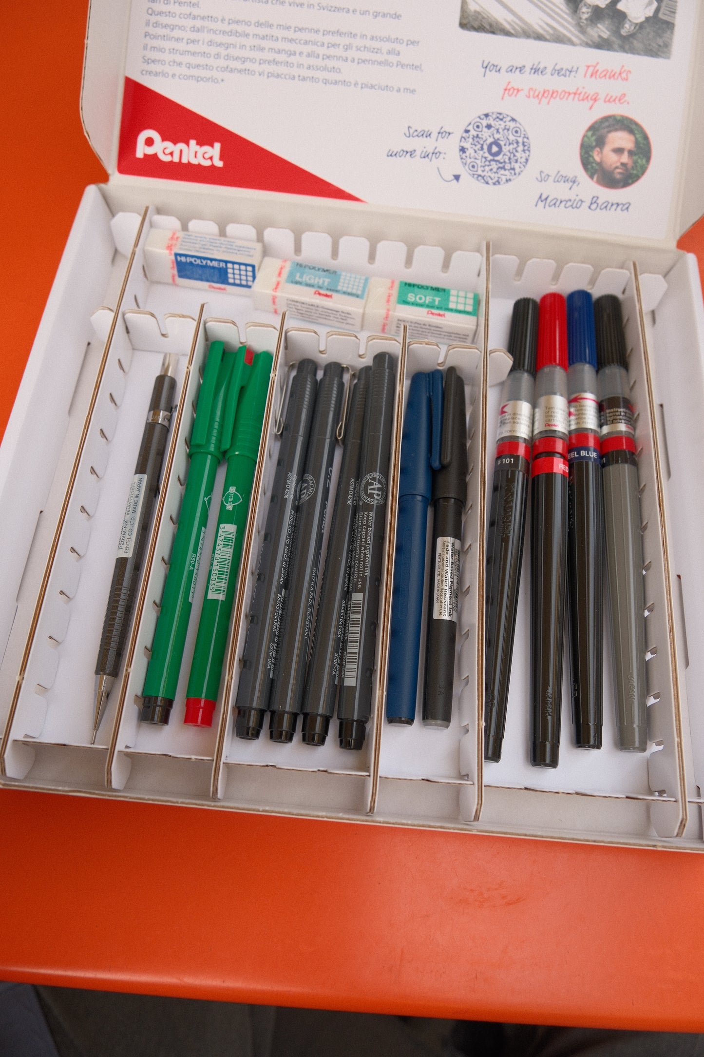 Marcio Barra x Pentel - Ultimate Illustrator box
