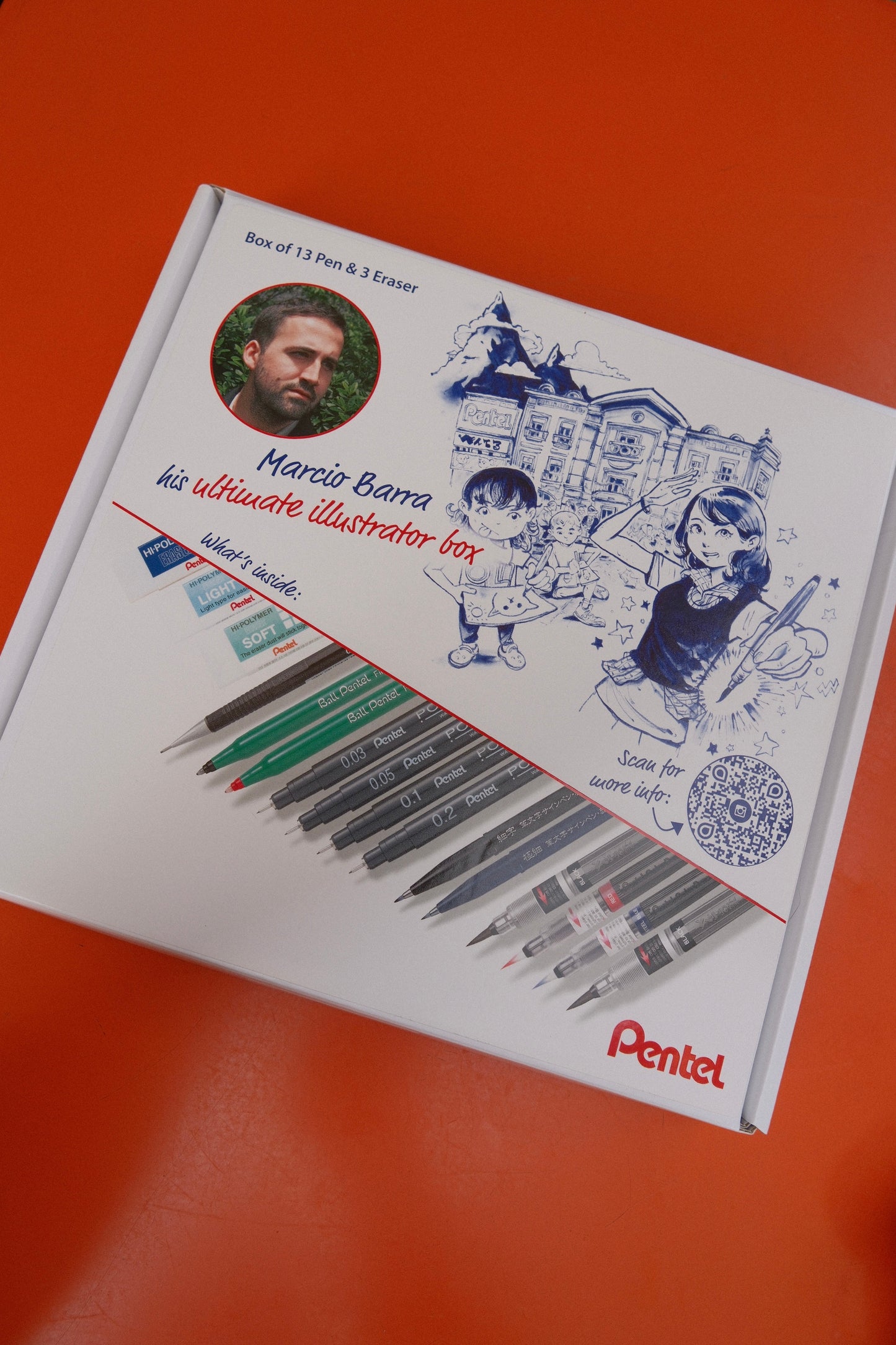 Marcio Barra x Pentel - Ultimate Illustrator box